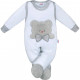 NEW BABY Luxusné dojčenské body s dlhým rukávom New Baby Honey Bear s 3D aplikáciou