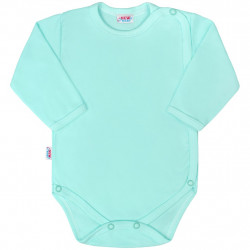 NEW BABY Dojčenské body celorozopínacie New Baby Classic II mätové