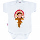 NEW BABY Body s potlačou New Baby Indian Boy