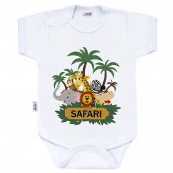 NEW BABY Body s potlačou New Baby SAFARI