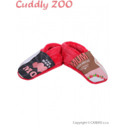 CUDDLY ZOO Papučky Cuddly Zoo Mama S koralová