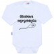 NEW BABY Body s potlačou New Baby Oteckova najrýchlejšia