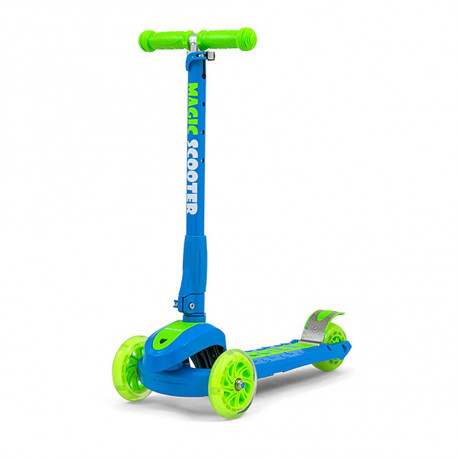 MILLY MALLY Detská kolobežka Milly Mally Magic Scooter blue-green