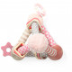 BABY ONO Edukační hračka Baby Ono pyramida Tiny Yoga pink