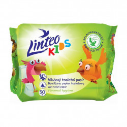 Linteo Dětský vlhčený toaletný papier Linteo KIDS 50ks