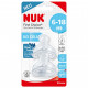 NUK Náustok Flow Control Nuk 6-18 m  2 ks