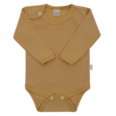 NEW BABY Dojčenské body New Baby Classic II moccacino