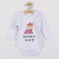 NEW BABY Body s potlačou New Baby Keď nespím ja, tak ani vy