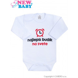 NEW BABY Body s potlačou New Baby najlepší budík na svete