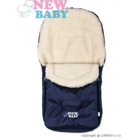 NEW BABY Zimný fusak New Baby Classic Wool blue