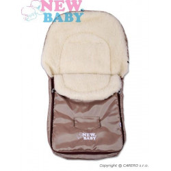 NEW BABY Zimný fusak New Baby Classic Wool brown