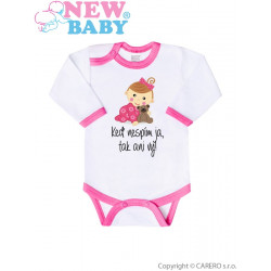 NEW BABY Body s potlačou New Baby Keď nespím ja, tak ani vy